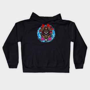 Samurai Skull 03 Kids Hoodie